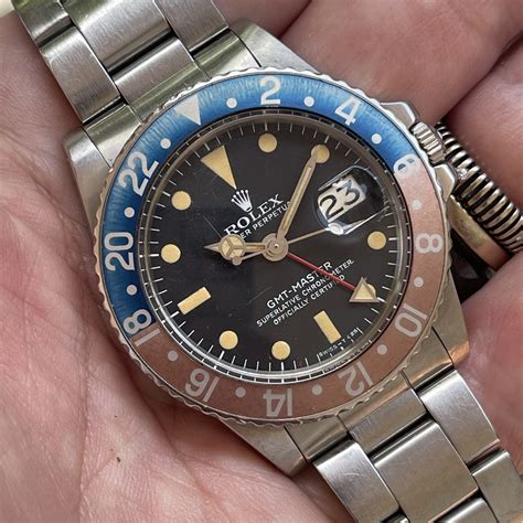 rolex gmt plessiclax anno 1970 prezzo|vintage rolex gmt 1675.